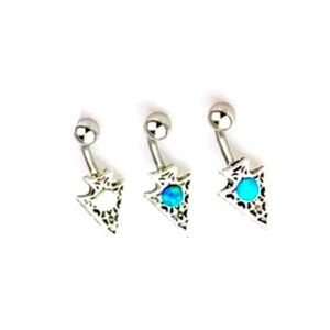NEW Opal Arrow Head Belly Ring